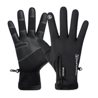 Outdoor Winter Gloves, Touchscreen Andwindproof Full-Finger Gloves for Sports, Travel,And Daily Activities,Men'S and Women'S Fleece Gloves