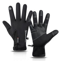Outdoor Winter Gloves, Touchscreen Andwindproof Full-Finger Gloves for Sports, Travel,And Daily Activities,Men'S and Women'S Fleece Gloves