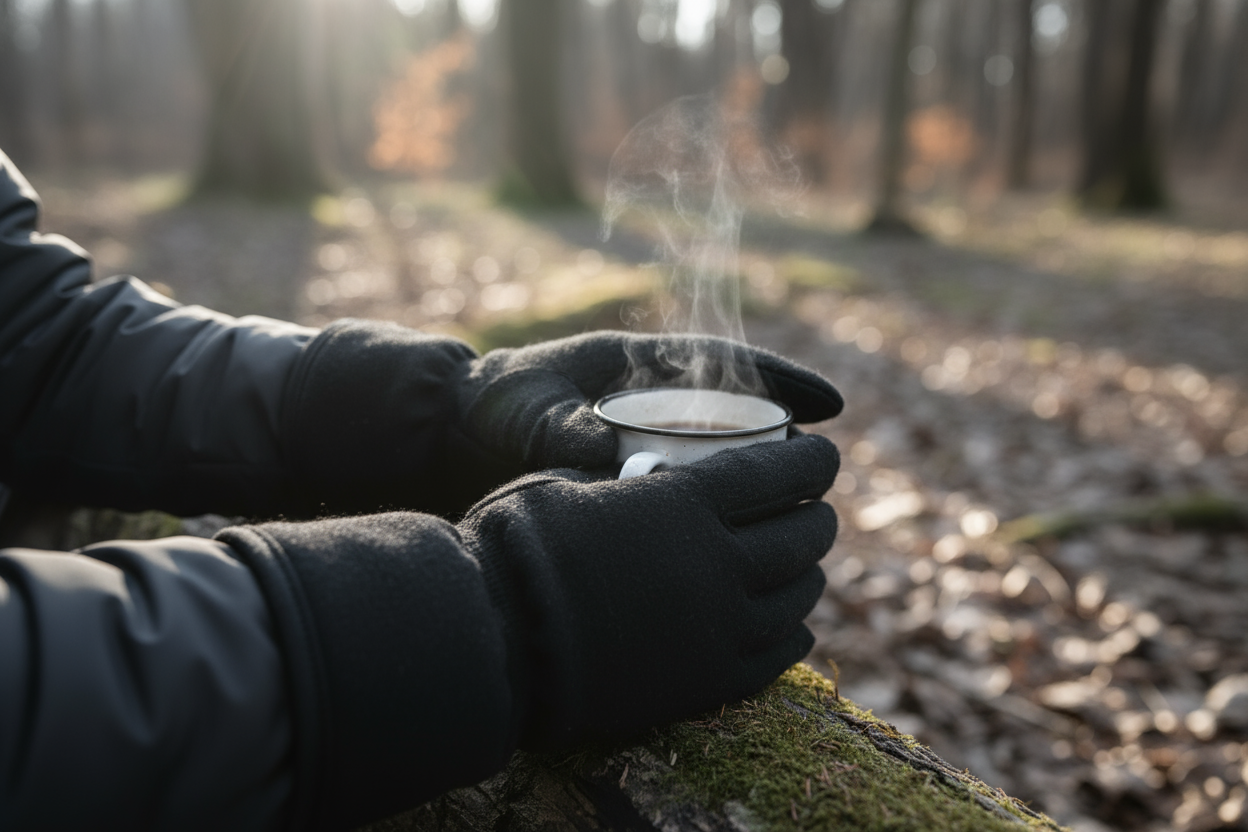 minimal dickeres materil und man soll die handschue nicht so gut sehen